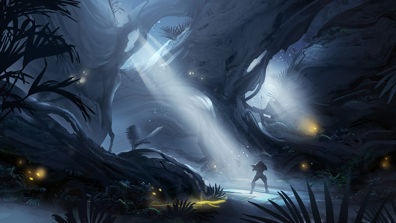 Illustration for article titled Concept Art That Goes From Halo 4 To Guild Wars 2 And Back Again